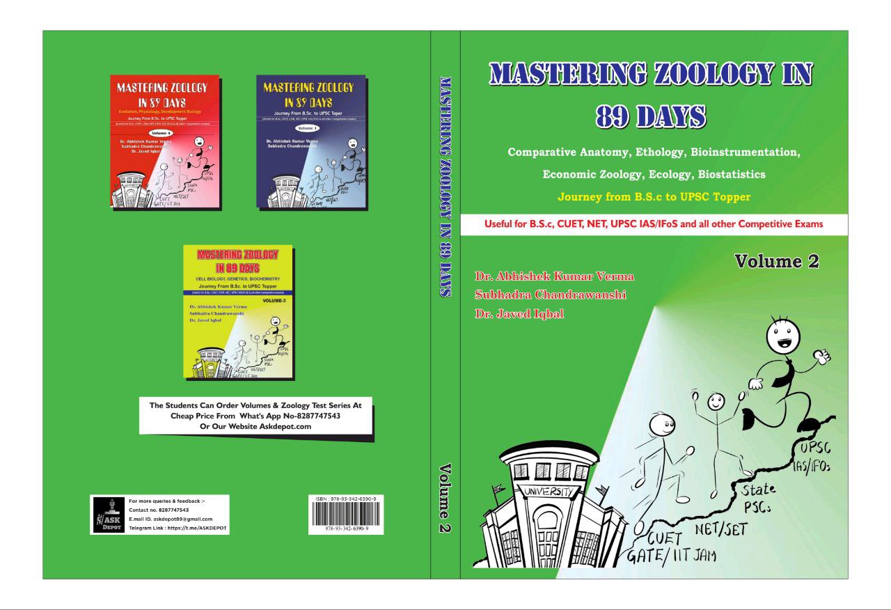Mastering zoology in 89 Days Volume-2